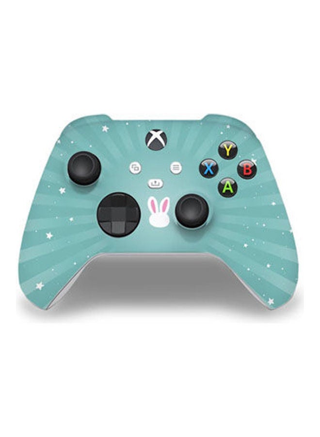 غلاف حماية لاصق بتصميم أرنب لطيف لذراع تحكم جهاز إكس بوكس سيريس