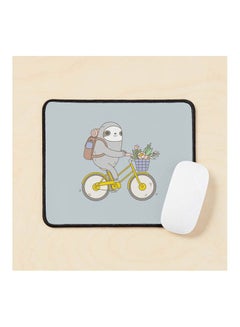 Biking Sloth Mouse Pad Multicolour
