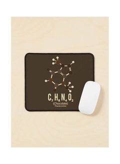 Chocolate Molecule Theobromine Mouse Pad Multicolour