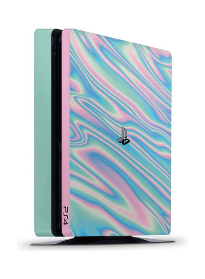 Wavy Pastel Skin For PlayStation 4 Slim