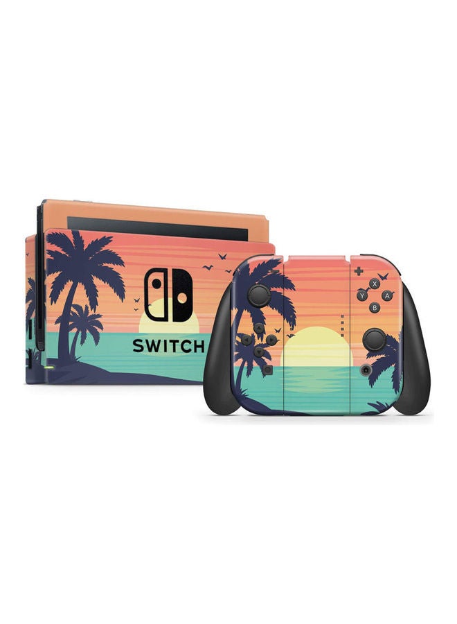 Sunset Beach Skin For Nintendo Switch