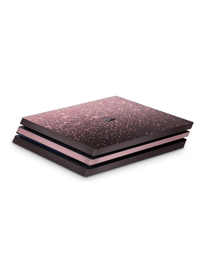 Rose Simple Dots Skin For PlayStation 4 Pro 