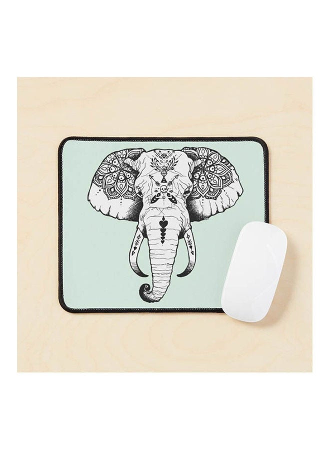 Elephant Tattooed Mouse Pad Multicolour 