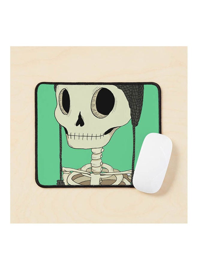 Generic - Skeleton With Cat Hat Mouse Pad Multicolour - Image 1
