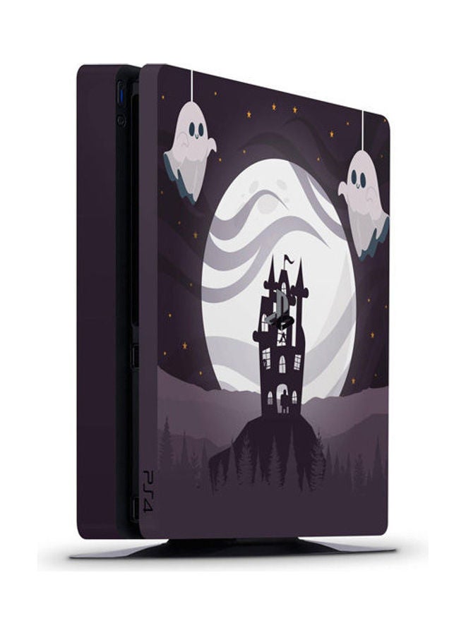 Spooky Ghosts Moon Edition Skin For PlayStation 4 Slim