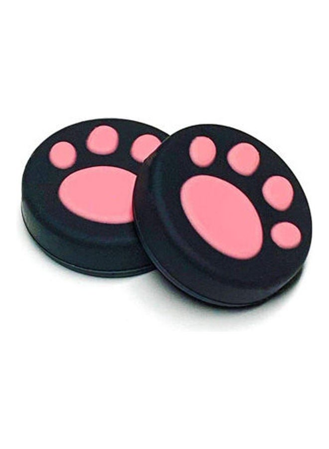 غطاء لعصا الإبهام بتصميم مخلب الأرنب لذراع تحكم جهاز الألعاب بلايستيشن 4