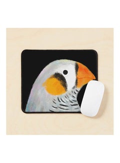 Zebra Finch Bird Mouse Pad Multicolour