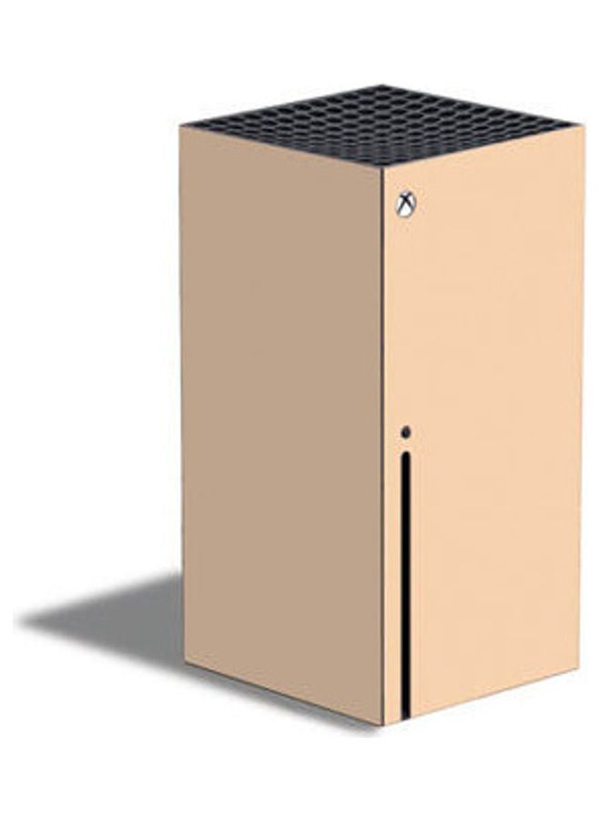 غطاء حماية بلون برتقالي باستيل لجهاز إكس بوكس سيريز X