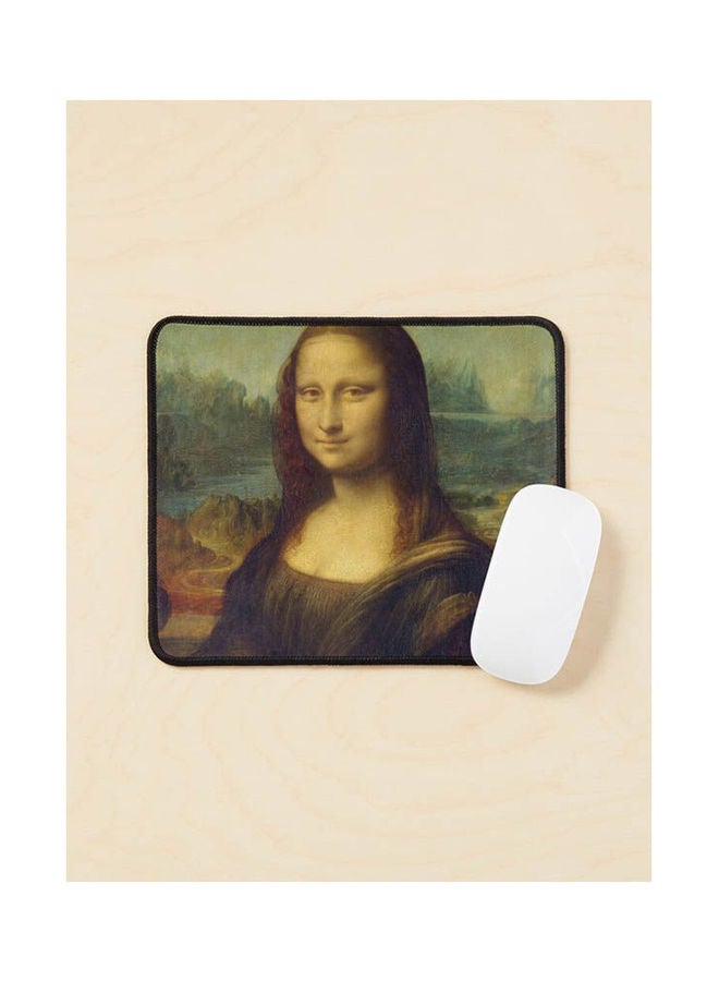 Mona Lisa Mouse Pad Multicolour