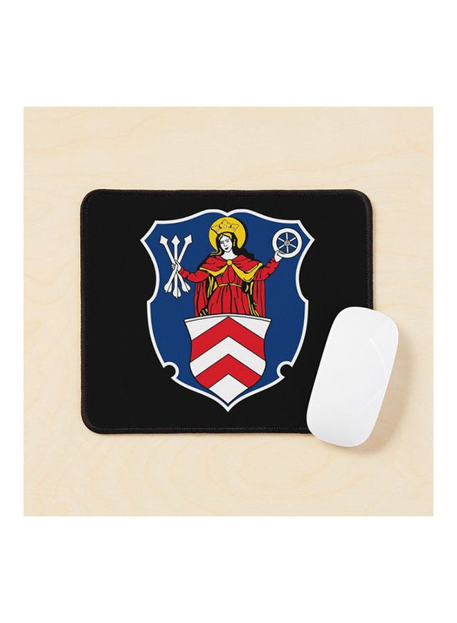 Coat Of Arms Of Oberursel Germany Mouse Pad Multicolour
