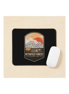 Petrified Forest National Park Emblem Patch Logo Mouse Pad Multicolour