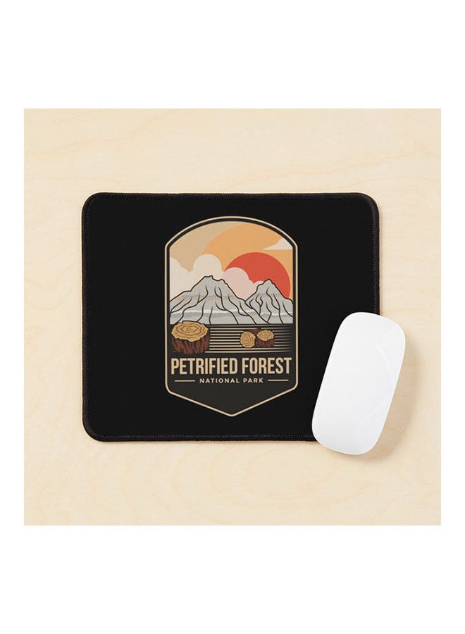 Generic - Petrified Forest National Park Emblem Patch Logo Mouse Pad Multicolour - Image 1