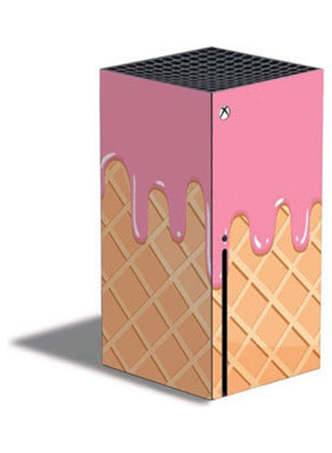 Melted Ice Cream Cone Skin For Xbox Series X
