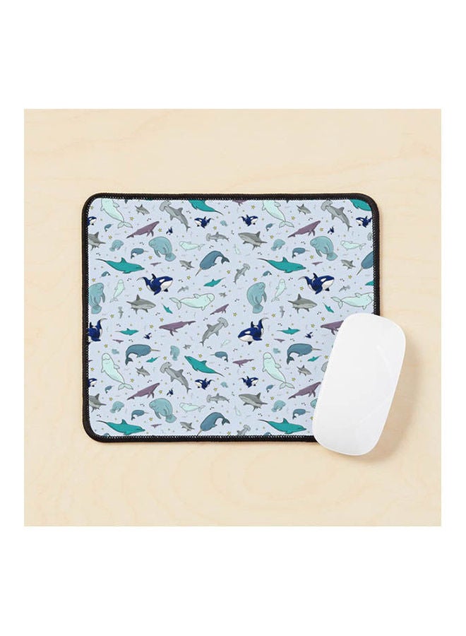 Ocean In Blue Mouse Pad Multicolour