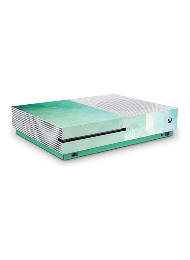 Green Sky Clouds Skin For Xbox One S