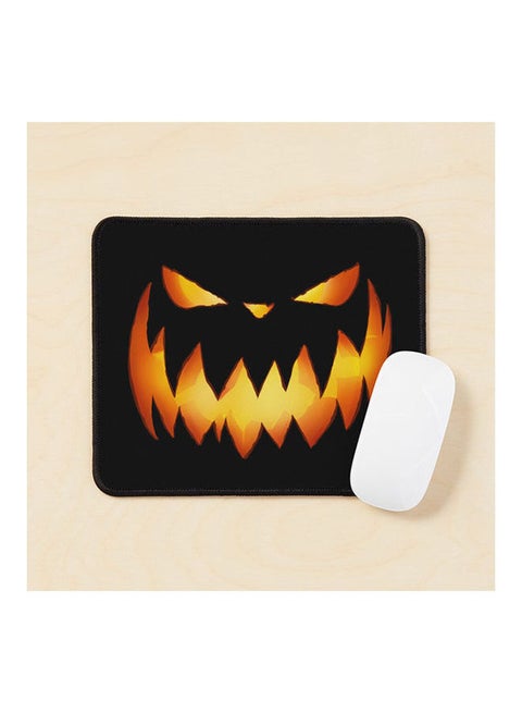 Smiling Pumpkin Mouse Pad Multicolour