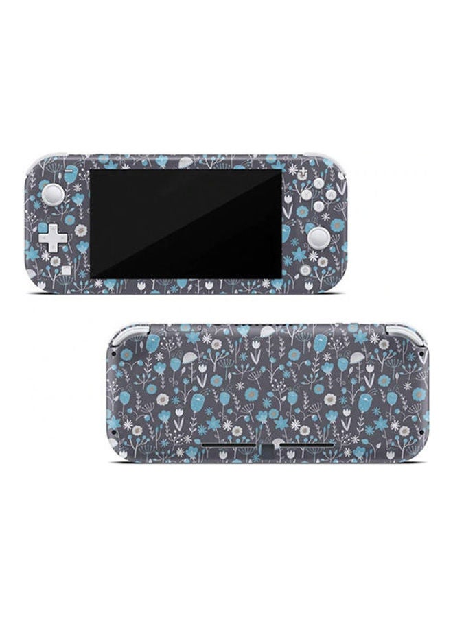 Cute Blue Flowers Skin For Nintendo Switch Lite