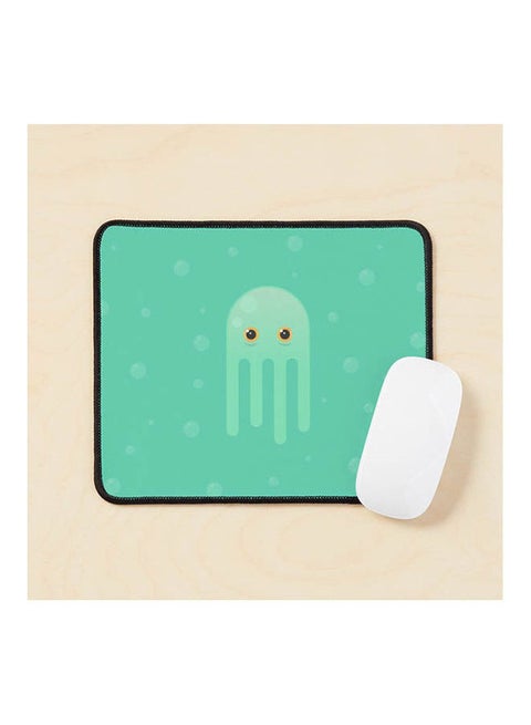 Lime Jellyfish Mouse Pad Multicolour