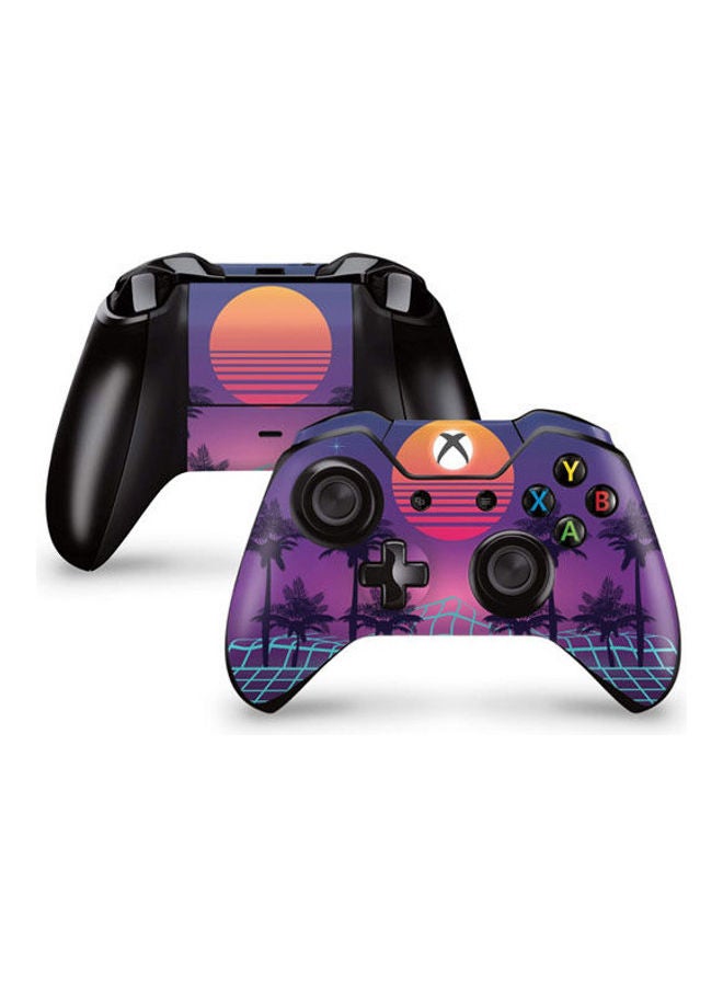 غطاء لاصق بتصميم فابور ويف لذراع تحكم جهاز الألعاب إكس بوكس ون