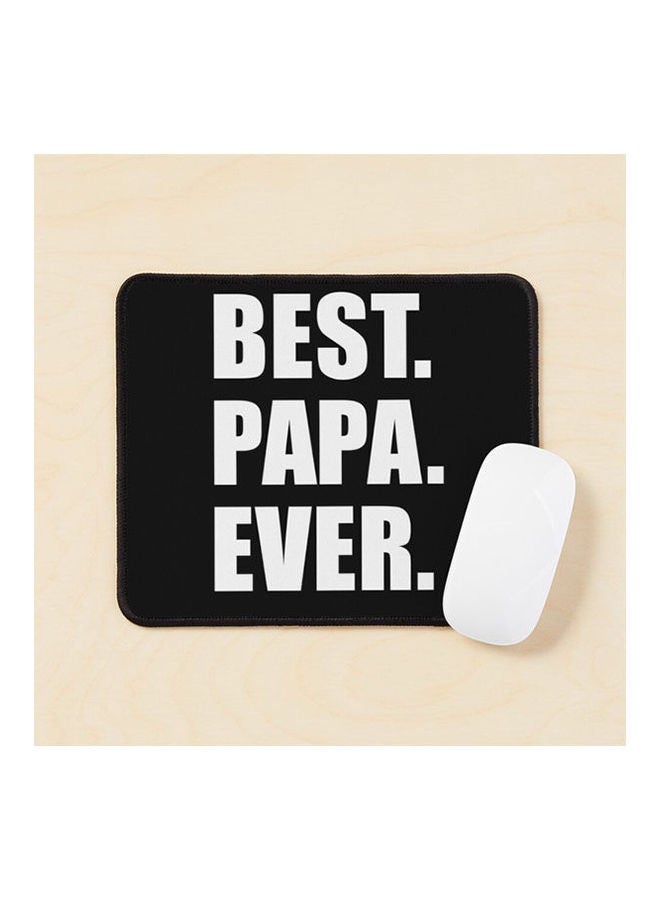 Best Papa Ever Grandfather Mouse Pad Multicolour
