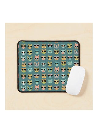 Cats In Shades Mouse Pad Multicolour - v1643474745/N52498297A_1