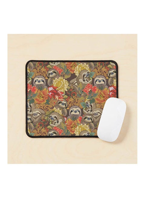 Because Sloths Autumn Mouse Pad Multicolour