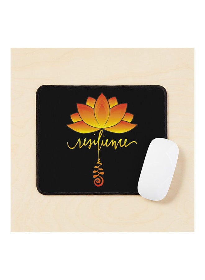 Generic Unalome Resilience Lotus Mouse Pad Multicolour 