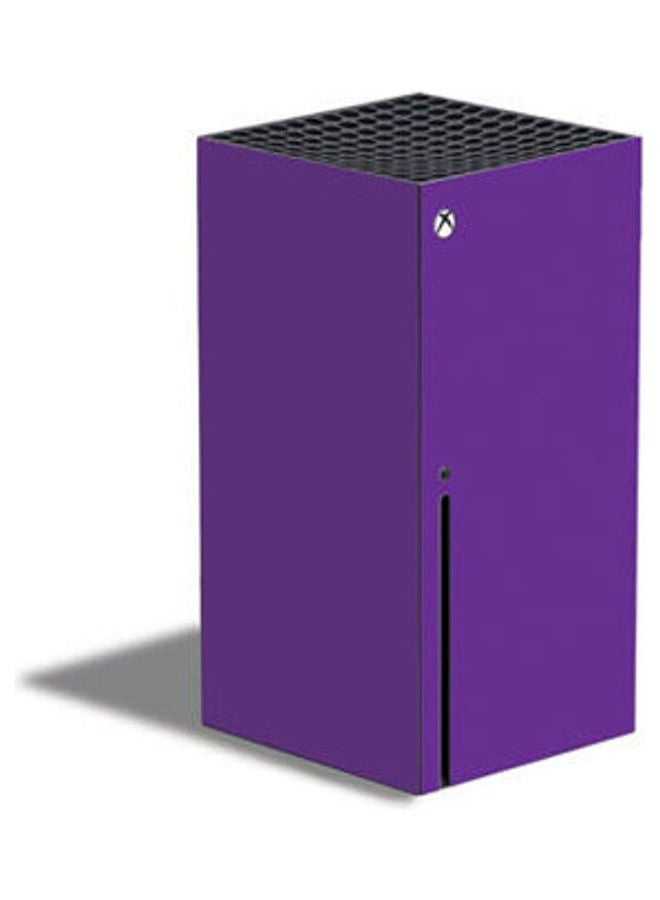 غطاء حماية لاصق بتصميم بنفسجي لجهاز إكس بوكس سيريس إكس