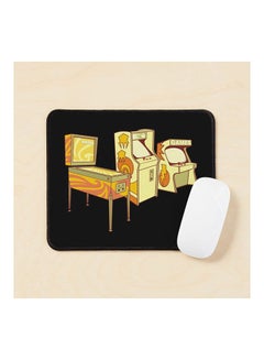 Retro Games Pattern Mouse Pad Multicolour