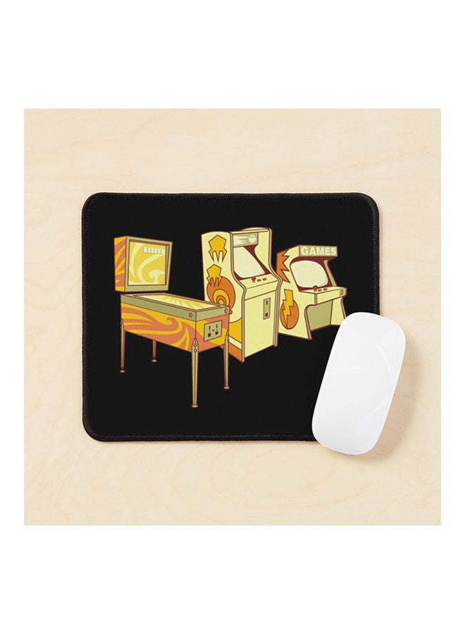 Generic - Retro Games Pattern Mouse Pad Multicolour - Image 1