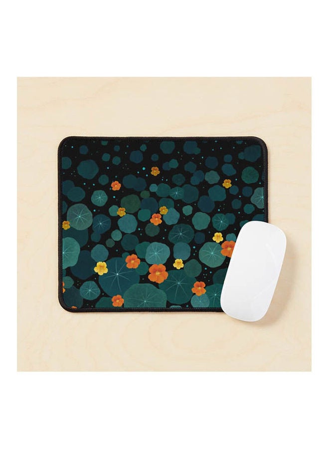 Nasturtium Garden Mouse Pad Multicolour