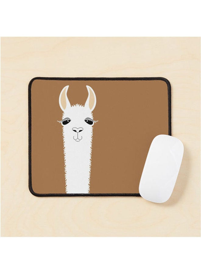 Generic - Llama Portrait 9 Mouse Pad Multicolour - Image 1