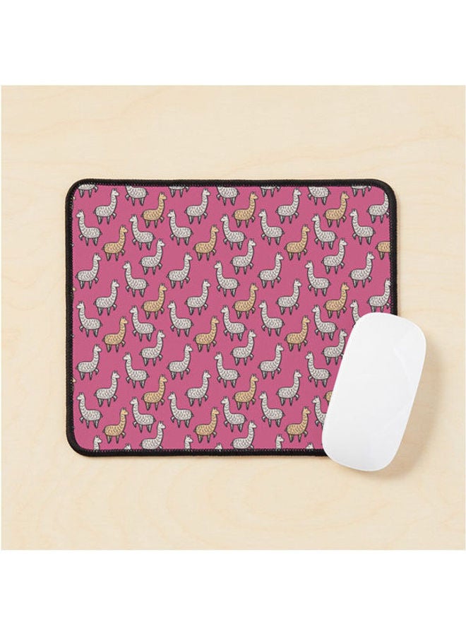 Me Llamo Llama Mouse Pad Multicolour