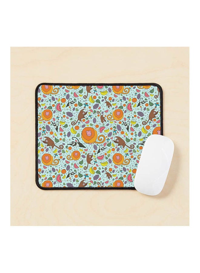 Generic - Monkeys In Blue Mouse Pad Multicolour - Image 1