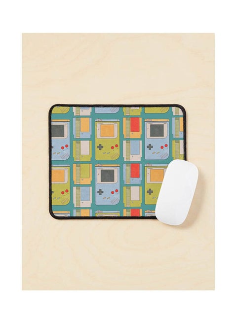 Retro Gaming Pattern 3 Mouse Pad Multicolour