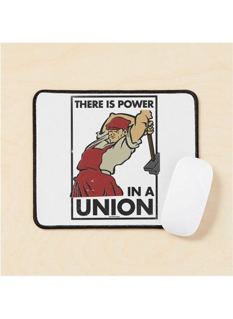 There Is Power In A Union Vector Recreation Mouse Pad Multicolour
