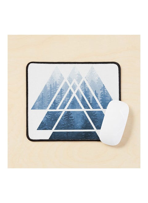 Sac Geometry Triangles Misty Forest S Mouse Pad Multicolour