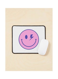 Generic Lightning Bolt Smiley Face Mouse Pad Multicolour 