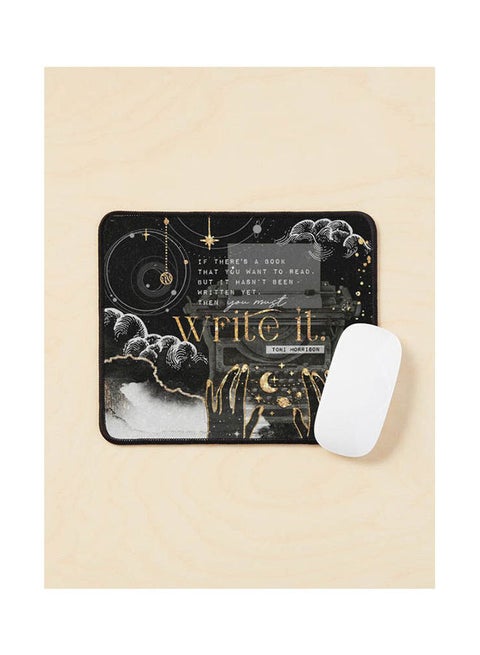 You Must Write It Mouse Pad Multicolour