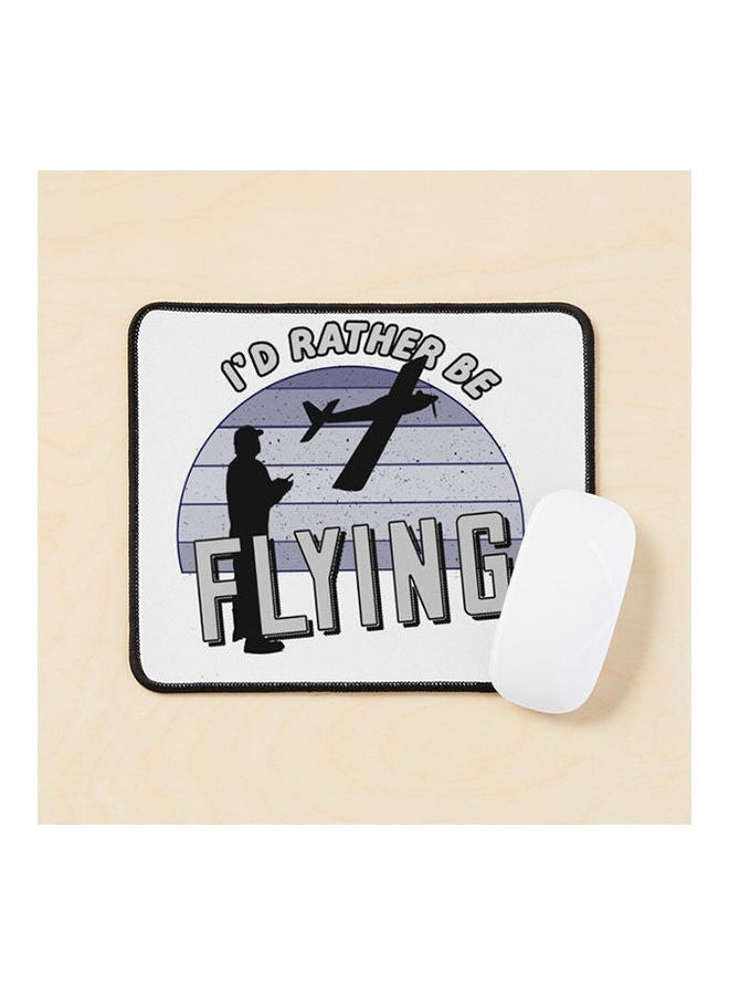 Generic - I D Rather Be Flying Mouse Pad Multicolour - Image 1