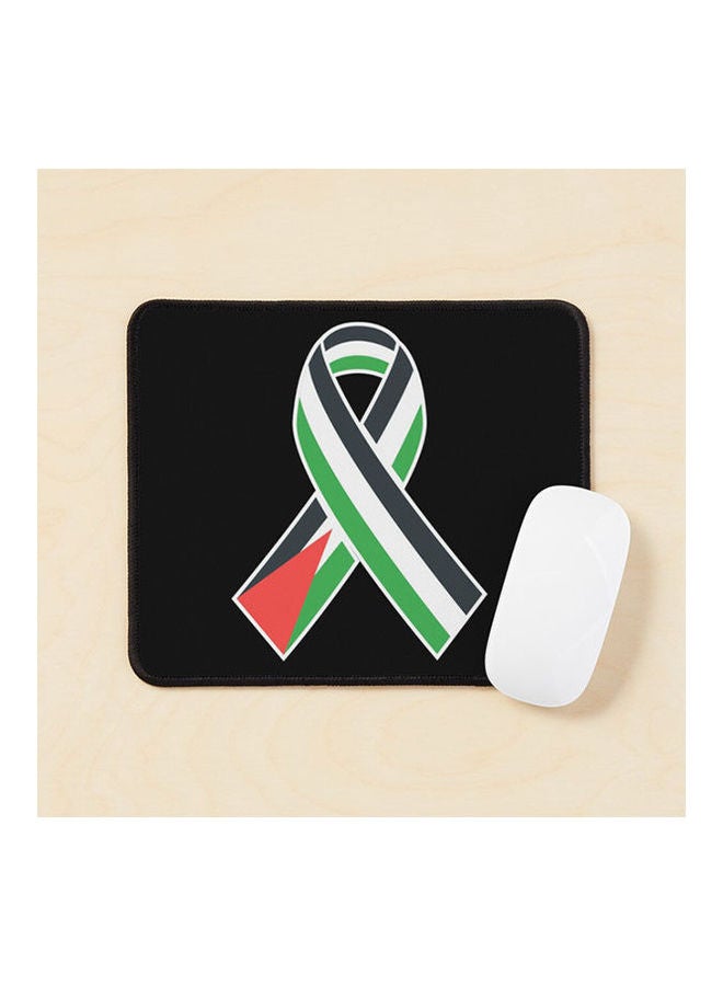 The Solidarity Symbol With The Palestinian People Free Palestine Logo Mouse Pad Multicolour 