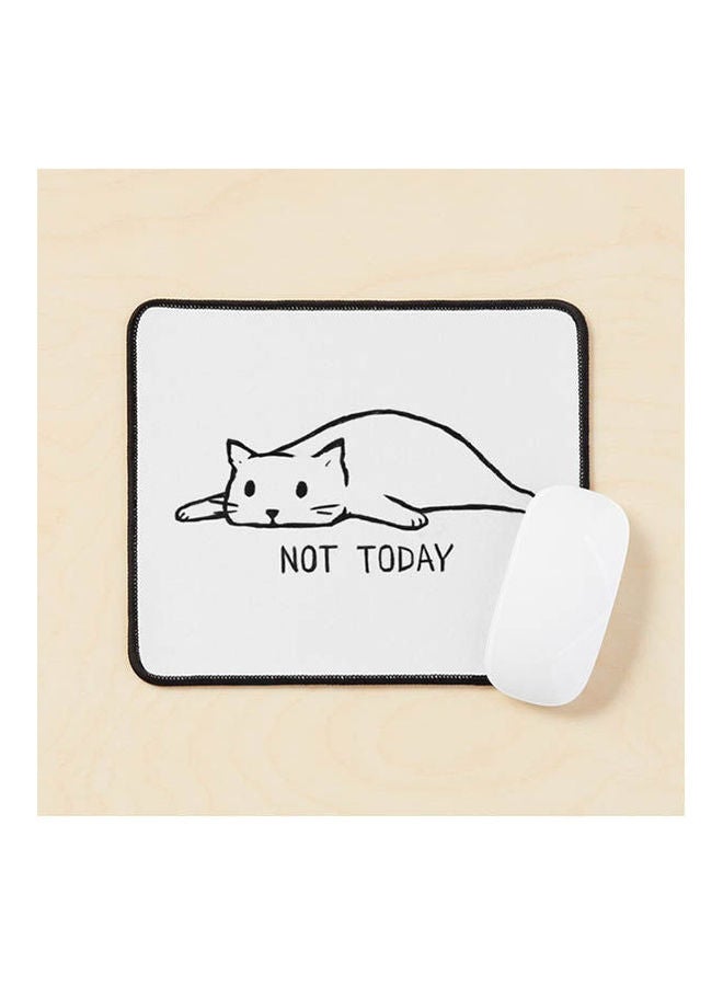 لوحة ماوس بطبعة عبارة "Not Today" منتج متعدد الألوان.