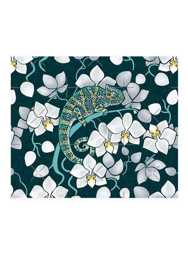 Generic - Chameleons And Orchids Mouse Pad Multicolour - Image 1