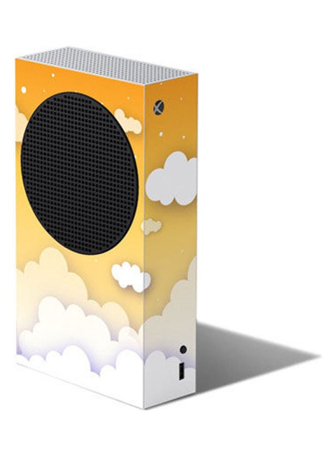 Yellow Clouds In The Sky Skin For Xbox Series S