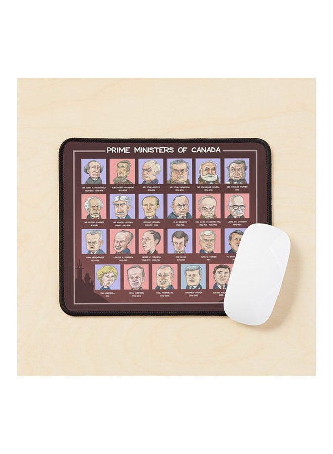 Canada S Prime Ministers Updated 2021 Mouse Pad Multicolour