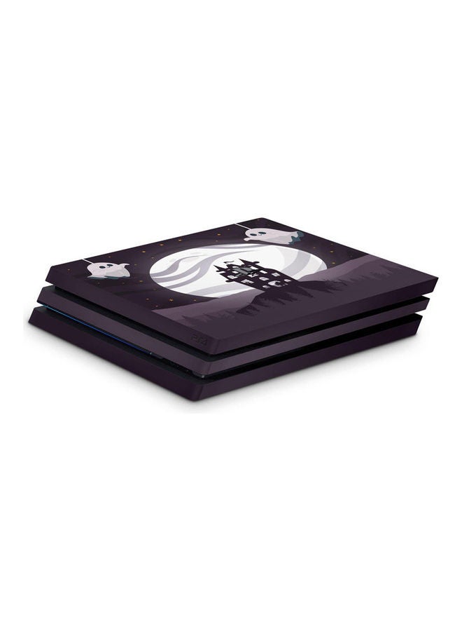 Spooky Ghosts Moon Edition Skin For PlayStation 4 Pro