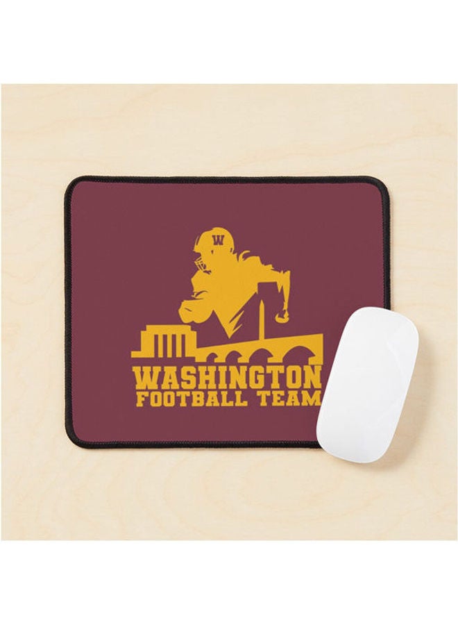 Washington Football Team Dc Skyline Bridge Mouse Pad Multicolour 