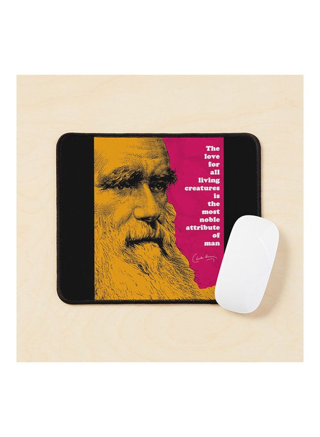 Generic Charles Darwin Quote Mouse Pad Multicolour 