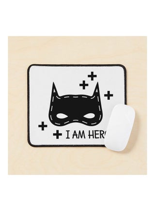 Kids Pattern With Super Hero Mask I Am Hero Mouse Pad Multicolour - v1643475388/N52501437A_1