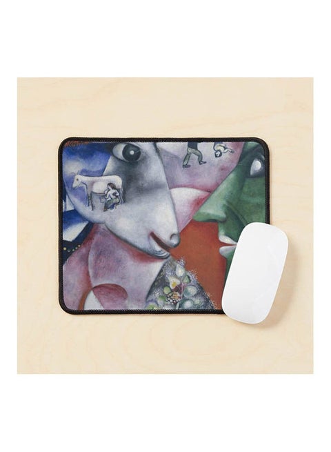 Marc Chagall I And The Village Mouse Pad Multicolour